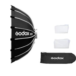 Godox S85T 85cm/33.5in Quick Release Umbrella Softbox Professional Foldable Softbox with Standard Bowen Mount & Diffusers for Photography Studio Photography Portrait Live Stream
