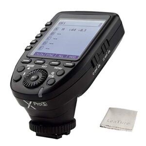 Godox XPro-S Compatible for Sony TTL Wireless Flash Transmitter Trigger 1/8000s HSS TTL-Convert-Manual Function Large LCD Screen Slanted Design 11 Customizable Functions 5 Dedicated Group Buttons