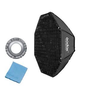 Godox softbox 95cm 37″ Octagon Honeycomb Grid Strip Softbox Strip Box with Bowens Mount