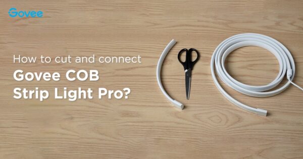 Govee COB LED Strip Light Pro, LED Lights for Bedroom Compatible with Alexa, Google Assistant and Matter, RGBICW Light with Warm White, Smart Strip Light, LED Lights for Bedroom, Color Changing, 9.8ft - Image 8