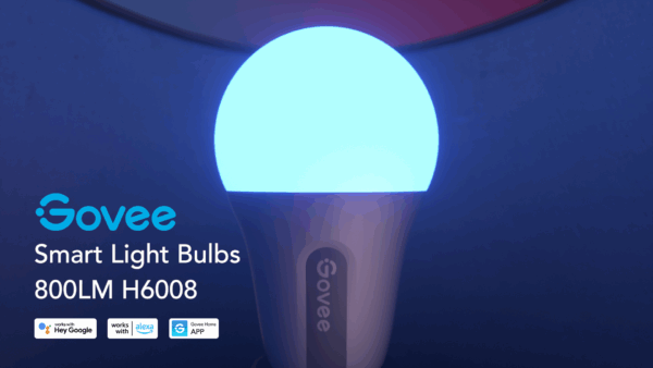 Govee Smart Light Bulbs, Color Changing Light Bulb, Work with Alexa and Google Assistant, 16 Million Colors RGBWW, WiFi & Bluetooth LED Light Bulbs, Music Sync, A19, 800 Lumens, 4 Pack - Image 8