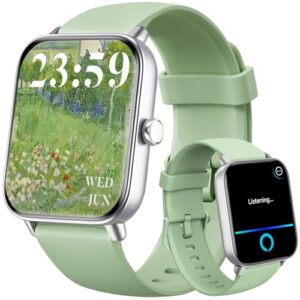Gydom Smart Watch for Men Women, Alexa Built-in, 1.8″ Smartwatch with Heart Rate/SpO2/Sleep Monitor, IP68 Waterproof Fitness Tracker, Bluetooth Call (Answer/Make) for Android iPhone, 105+ Sport Mode