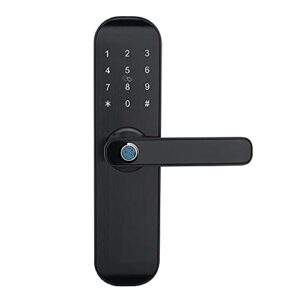 HAIFUAN M20 Bluetooth Digital Lock,Unlock with Fingerprints, Card, Code, App (Compatible with Alexa) (for Right Hand Doors Only)