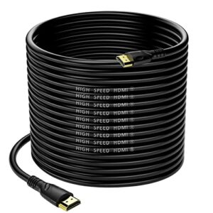 HDMI Cable 150ft(HDMI 2.0,18Gbps) Ultra High Speed HDMI Cables Gold Plated Connector Ethernet Audio Return Video 2K 30Hz FullHD1080p 3D for Xbox Arc Laptop PS3 PS4 PS9 PC HDTV etc