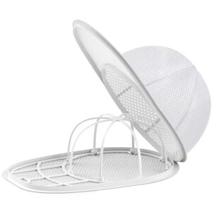 Hat Washer Cage Hat Cleaner for Baseball Caps Fit for Adults and Kids Hats, White
