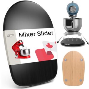 Ibyx Elegant Sliding Tray – Compatible with 4.5 Qt KitchenAid Stand Mixers and Other Heavy Appliances (Black)