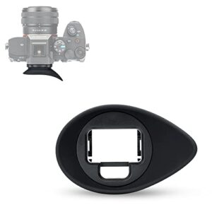 JJC Camera Viewfinder Eyecup Eyepiece for Sony A7R V A7R5 A7 IV A7M4 A7S III A7SIII A7S3 A1 Alpha 1 Replaces Sony FDA-EP19 Eye Cup, Oval Shape Soft Silicone and 360° Rotatable Design