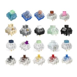 Kailh | Gateron Series Mechanical Keyboard Switches Sample Pack (20pcs)