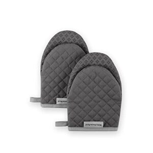 KitchenAid Asteroid Mini Oven Mitt Set, 5.5″x8″, Charcoal Grey, 2 Piece