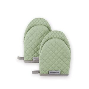KitchenAid Asteroid Mini Oven Mitt Set, 5.5″x8″, Pistachio, 2 Piece
