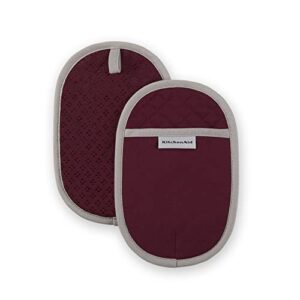 KitchenAid Asteroid Pot Holder 2-Pack Set, Boysenberry Purple, 6.5″x10″