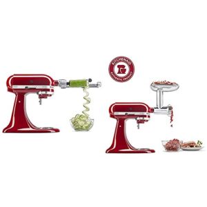 KitchenAid Fruit, Vegetable Spiralizer & Metal Food Grinder Attachments