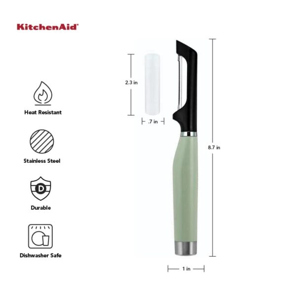 KitchenAid Gourmet Euro Peeler, 8.7-Inch, Pistachio - Image 4