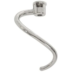 KitchenAid KSMC7QDH Stainless Steel Dough Hook Attachment for 7 and 8 Qt. Commercial Stand Mixers