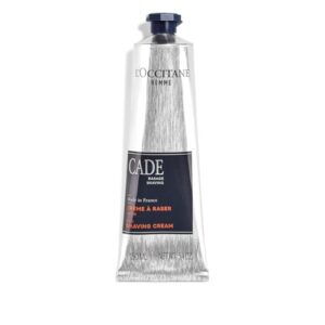 L’OCCITANE Cade Shaving Cream: Rich, Creamy Foam, Smooth Shave, With Shea Butter, Reduce Feelings of Tightness & Irritation, Made in France