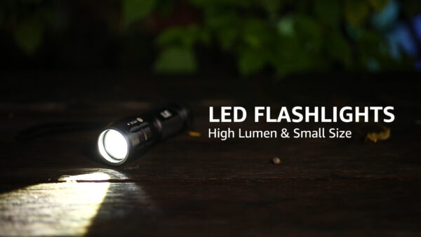 Lighting EVER LED Flashlights High Lumens, Small Flashlight, Waterproof, Adjustable Focus Flash Light for Outdoor, Emergency, AAA Batteries Included, Tactical & Camping Accessories - Image 8