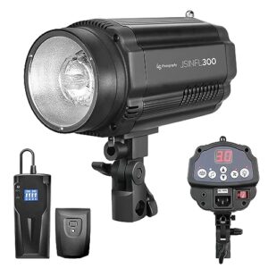 LimoStudio 300W Photo Monolight Flash Strobe Studio Photography Lighting, Super Bright, Sensitive Accurate, 95 > CRI, for Professionals, Home & Video Studio, Remote Transmitter & Receiver, AGG3359