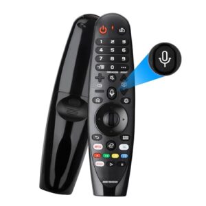 MR20GA AKB75855501 Universal Voice TV Remote Replacement for LG TV Remote Control, with Voice and Pointer Function, Compatible with All LG OLED QNED NanoCell Webos Smart TVs(Batteries Not Included)