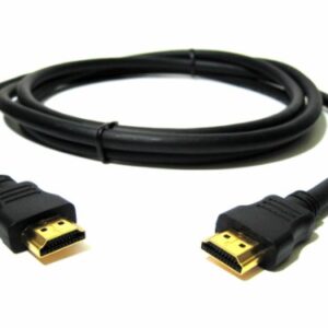 Master Cables Black HDMI Cable Lead for Sony PlayStation 4 Consoles, PS3, Xbox, Nintendo, Roku – 2m – 6.6 ft High-Speed, Gold Plated, Premium Quality Cable