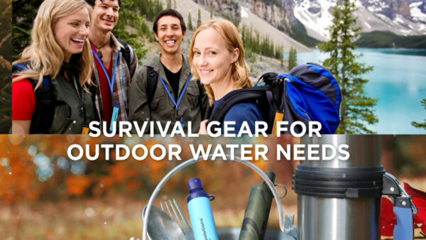 Membrane Solutions Squeezable Water Filtration System, Survival Water Purifier Kit, Portable Backpacking Gear Including Water Filter Straw and 23oz Collapsible Bottle for Hiking Camping Travel(1+4) - Image 8