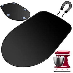 Metal Mixer Slider Mat for KitchenAid Stand Mixer – Appliance Sliding Tray Countertop Mixer Mover Slide Board Mats Pad Compatible with Kitchen Aid 4.5-5 Qt Tilt-Head Stand Mixer Artisan Classic