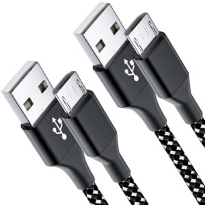 Micro USB Cable for Fire Tablet HD 7 8 10 4th 5th 6th 7th Generation,E-Readers,TV Stick Power Cord Samsung Galaxy Braided Android Phone Charger Fast Charging Cable Mini PC Intel Computer Stick 6 FT