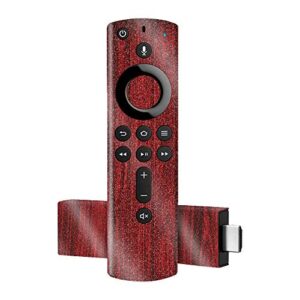 MightySkins Glossy Glitter Skin for Amazon Fire TV Stick 4K – Cherry Grain | Protective, Durable High-Gloss Glitter Finish | Easy to Apply, Remove, and Change Styles | Made in The USA