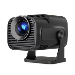 Mini Projector Portable with Android 11, Smart Projector Full HD 4K Support, Outdoor Projector WiFi6 BT5.0 and Bluetooth 300ANSI 12000Lumens, 180°Rotatable Projector for Phone/Laptop/TV Stick
