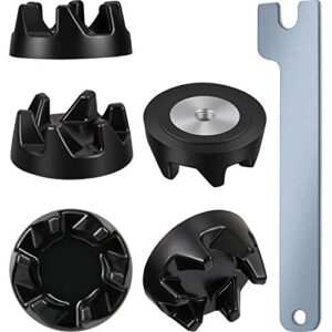 Mudder 5 Packs 9704230 Blender Coupler Blender Coupling Replacment Parts with 1 Wrench Compatible with KitchenAid WP9704230VP WP9704230