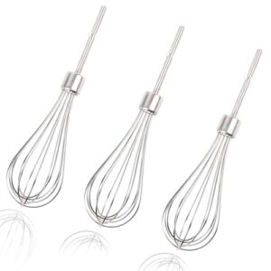 NBPLUS Hand Mixer Whisk Attachments for KitchenAid, Fits KHM3, KHM5, KHM7 & More Hand Mixer Egg Beaters Attachments Replacement Accessories Parts Replaces KHMPW W10720799