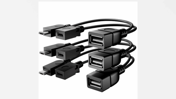 OTG Cable for fire Stick, Micro OTG Cable for Samsung Galaxy, Amazon Fire TV, Compatible with LG HTC Android Phone Tablet Micro USB Host with Micro USB Power - 3 Pack - Image 7