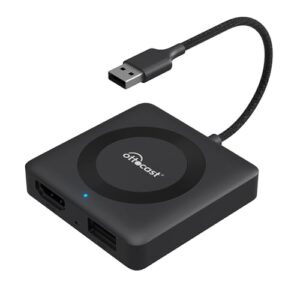OTTOCAST Car TV Mate Pro & Wireless Carplay Adapter 2-in-1, Fire TV Stick Converter for Car – Plug & Play, Stable Fast, No Latency