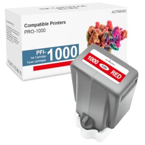 PFI1000 Red Compatible Ink Cartridge Replacement for Canon PFI-1000 for Canon imagePROGRAF PRO-1000 Printer (Red, 1 Pack)