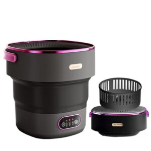 Portable Washing Machine,Underwear Washing Machines,Foldable Washing Machine with Capacity of 15L,Deeply Clean Underwear for Apartments, Camping, Traveling