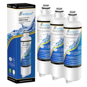 RWF6100A Refrigerator Water Filter Replacement for Bosch Ultra Clarity Pro, BORPLFTR50, 11025825 Refrigerator Water Filter, Compatible with 12028325, 11032531, B36CT80SNS, WFC100MF, 3 PACK