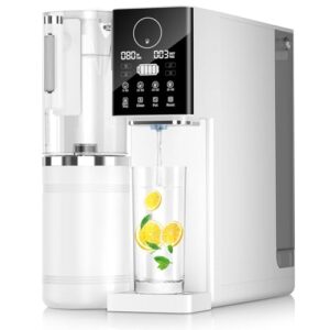 Reverse Osmosis Water Filter, Water Purifier, 8-Stage RO Filtration System, Portable Water Purifier Countertop for Kitchen, Office, RV, No Installation