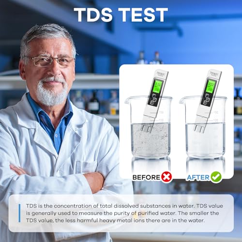 Reverse Osmosis Water Filter, Water Purifier, Portable Water Purifier Countertop for Kitchen, Office, RV, No Installation, White - Image 7
