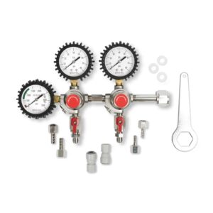 SPARC Premium Gen2 Dual Output CO2 Regulator for Kegerator Draft Beer, Soda, Bars, Kombucha CGA320 2YR USA Warranty