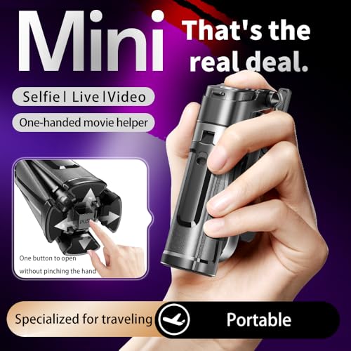 Selfie Stick Tripod, Tripod for iPhone Wireless Remote for Selfies, Pocket Size 4-16" high 4-in-1 Support 4.7-7" Mobile Phones Portable Stand for Video Recording Travel TIK Tok Vlog Live Broadcast - Image 3