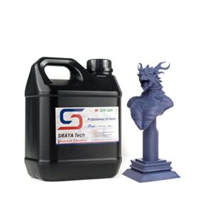 Siraya Tech Fast ABS-Like 3D Printer Resin, High Precision, Non-Brittle – Low Odor 405nm UV-Curing Photopolymer for 8K LCD/DLP Printing (Navy Grey, 2kg)