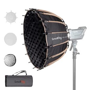 SmallRig Parabolic Softbox Quick Release, Parabolic Softbox, Compatible with SmallRig RC 120D/RC 120B/RC 220D/RC220B and Other Bowens Mount Light (21.6inch/55cm)