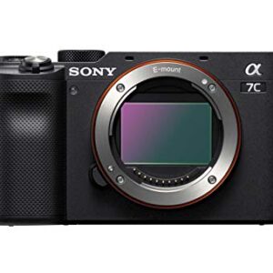 Sony Alpha 7C Full-Frame Mirrorless Camera – Black (ILCE7C/B)