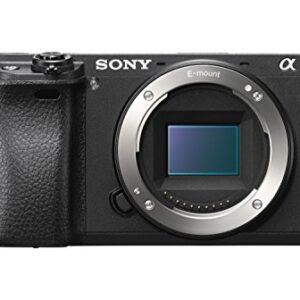Sony Alpha a6300 Mirrorless Digital Camera with E PZ 16-50mm F3.5-5.6 OSS Power Zoom Lens (Black)