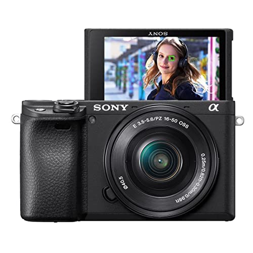 Sony Alpha a6400 Mirrorless Digital Camera With 16-50mm Lens - Bundle With Shoulder Bag, 32GB SD Card, Cleaning Kit, Card Reader, SD Card Case, Corel PC Software, 40.5mm Filter Kit - Image 7