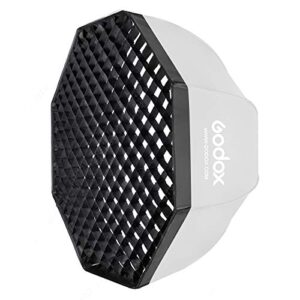 Soonpho Portable Octagon 37″/95cm Only Honeycomb Grid for Godox SB-UE Softbox, Flash Speedlight Umbrella Photo Softbox Reflector (Only 95cm Grid)