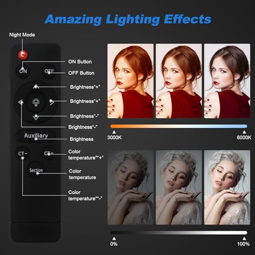 Soonpho Softbox Lighting Kit, 22'' Octagon Softbox Photography Lighting Kit with Softbox 22Inch/55cm (2 Pack), 85W 3000-6000K Remote Control LED Lighting Bulds, Studio Lights for Video Recording - Image 4