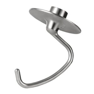 Stainless Steel Dough Hook Attachment for KitchenAid 4.5-5 Quart Tilt-Head Stand Mixer, K45DH Dough Hook Replacement for KSM90 and K45, Mixer Parts Accessories…