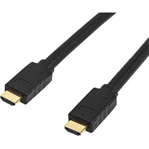 StarTech.com 50ft (15m) HDMI 2.0 Cable – 4K 60Hz Active HDMI Cable – CL2 Rated for In Wall Installation – Long Durable High Speed UHD HDMI Cable – HDR, 18Gbps – Male to Male Cord – Black (HD2MM15MA)