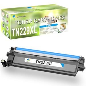 TN229 TN229XLC TN229XL Cyan High Yield Toner Cartridge Compatible Replacement for Brother MFC-L3780CDW HL-L3280CDW HL-L3220CDW MFC-L3720CDW HL-L3295CDW HL-L3300CDW Printers (1 Pack)
