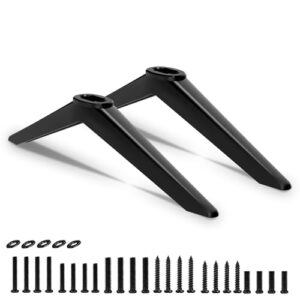 TV Legs for Toshiba TV Stand Base Replacement, Only for Toshiba 32L310U19 32L310U20 43LF421U19 50L420U, for 32″ 43″ 50″ Toshiba TV Legs with Screws Set, Easy to Install
